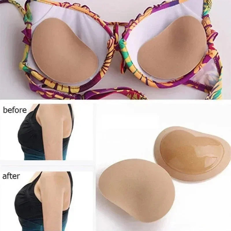 LiftLuxe Seamless Bra Inserts – Invisible Push-Up Pads for Bras & Bikinis